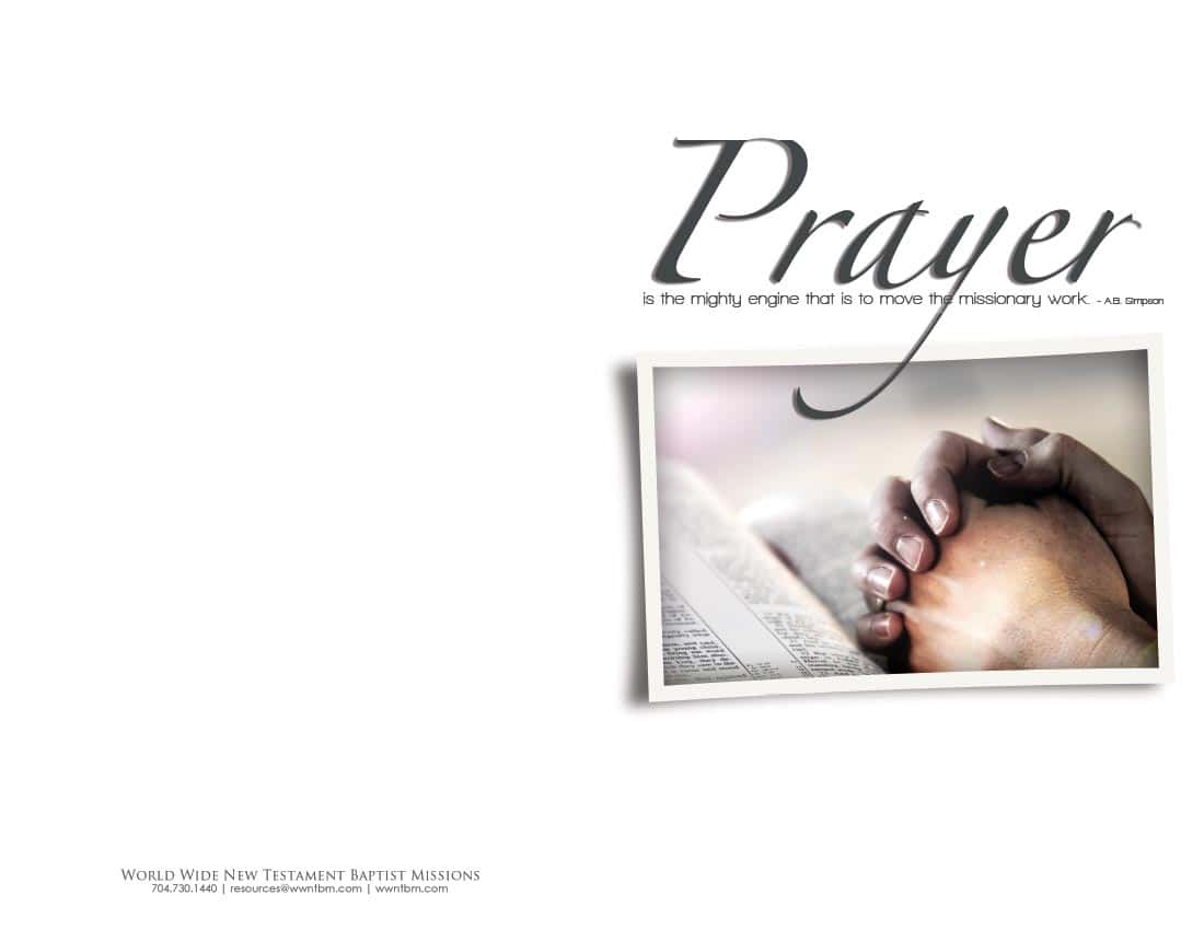 Prayer bulletin